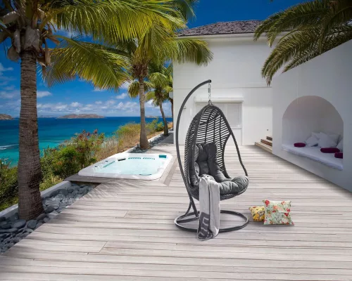 Rojaplast Cali exkluzív polyrattan függőszék, talppal, antracit 