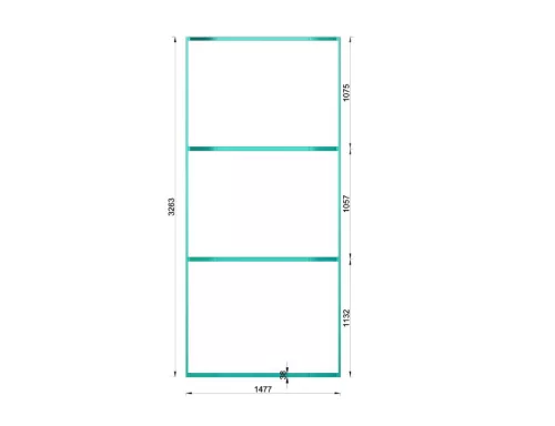 Karibu "Quadro 3" kültéri hordó szauna 4 fő részére – kályha nélkül