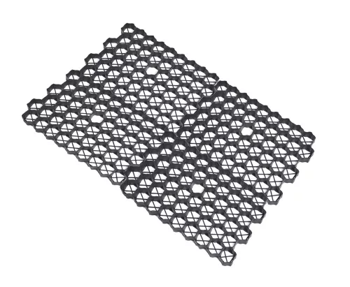 Rojaplast Ekogrid műanyag kültéri burkolat, gyeprács    60x40x4cm - fekete 
