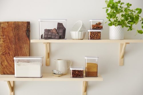 Rotho Loft műanyag konyhai tárolódoboz 2.1 L - fehér