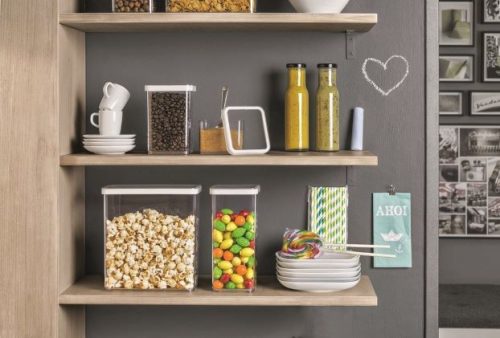 Rotho Loft műanyag konyhai tárolódoboz 2.1 L - fehér