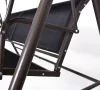 Rojaplast Confort fémből készült kerti hintaágy tetővel - zöld 