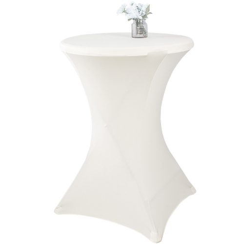 ROJAPLAST Huzat vendéglátó asztalokhoz - fehér, Ø 80 x 74 cm