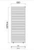 Rojaplast bioklimatikus pergolához vízszintes alumínium árnyékpanel - 1 méter (kiegészítő)
