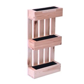   Rojaplast Eur paletta fenyőfából készült virágtartó állvány - natúr 