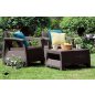   Keter Corfu weekend polyrattan kerti bútor garnitúra - barna 