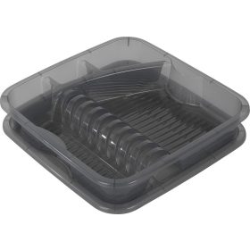   Rotho Geometric műanyag edényszárító tálcával, antracit