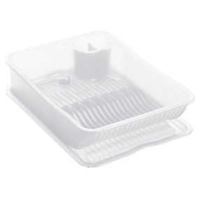   Rotho space wonder white műanyag edényszárító tálcával, fehér