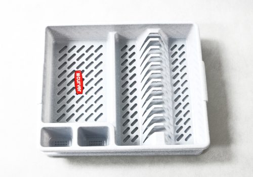 Curver "L" műanyag edényszárító tálcával - szürke