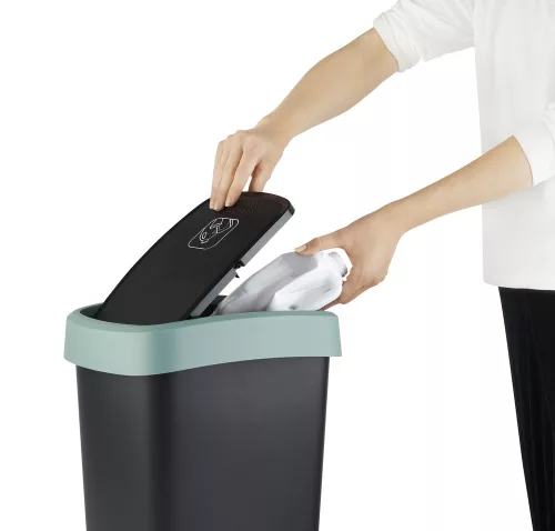 Rotho Twist hulladék tároló 10 L - krémzöld