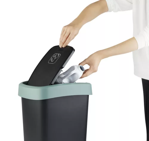 Rotho Twist hulladék tároló 10 L - krémzöld