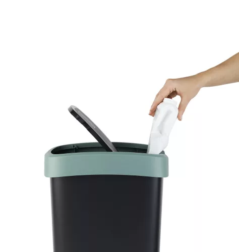 Rotho Twist hulladék tároló 10 L - krémzöld