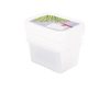Rotho Domino műanyag tárolódoboz készlet fagyasztóba, 4X0,75 L 