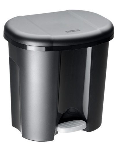 ROTHO Duo műanyag szelektív hulladéktároló, 2X10 L, fekete színben