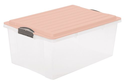 ROTHO Compact műanyag tároló doboz, 38L - rózsaszín
