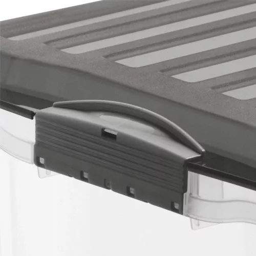 Rotho Compact műanyag tároló doboz, 13L - szürke