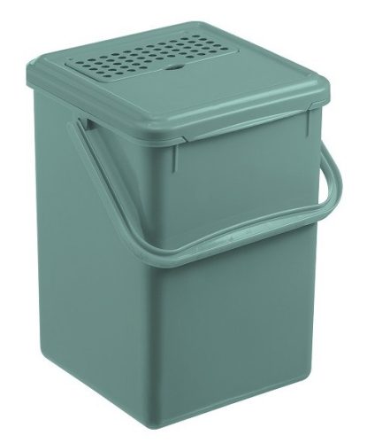 ROTHO Műanyag konyhai komposztáló vödör, 9L - zöld 
