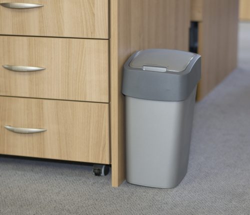 Curver Flipbin Hulladék tároló 9L - szürke 