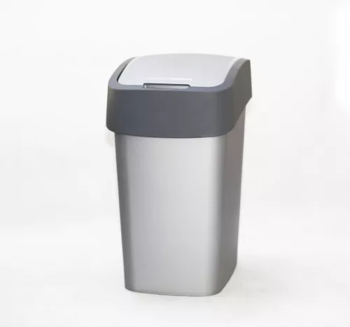 Curver FLIPBIN szemetes 25L – billenő fedeles műanyag kuka, szürke