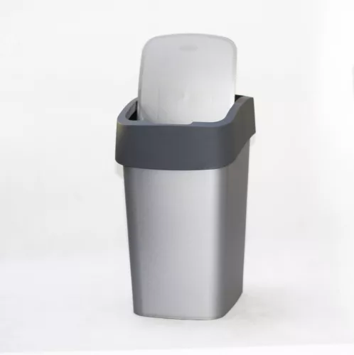 Curver FLIPBIN szemetes 25L – billenő fedeles műanyag kuka, szürke