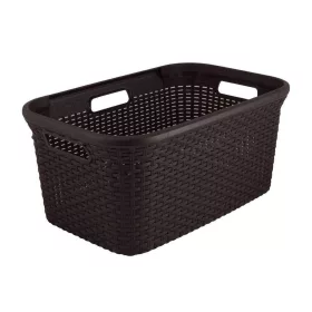 Curver Rattan style szennyeskosár 45L - barna