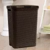 Curver Rattan style műanyag szennyestartó 60 L - barna