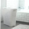 Curver Rattan style műanyag szennyestartó 60 L - krém
