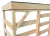 Rojaplast fából készült kültéri fatároló, 150 cm
