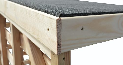 Rojaplast Maxi fából készült kültéri fatároló, 200 cm