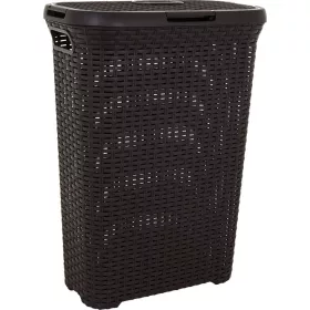 Curver Rattan style műanyag szennyestartó 40 L - barna