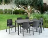 Keter melody polyrattan kerti asztal - grafit