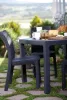 Keter melody polyrattan kerti asztal - grafit