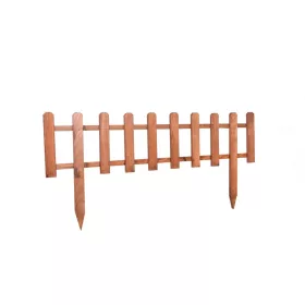   Rojaplast fenyőfából készült virágágyás kerítés, natúr - 100 cm