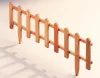 Rojaplast fenyőfából készült virágágyás kerítés, natúr - 100 cm