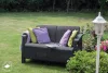 Keter Corfu love seat műrattan kerti kétszemélyes kanapé