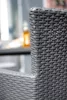 Keter Iowa/Montana polyrattan kerti fotel - grafit