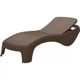   Keter Atlantic állítható exkluzív polyrattan kerti nyugágy - cappuccino 