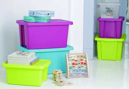 Curver Essentials 45  L műanyag tároló doboz - átlátszó