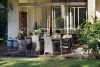 Keter Trenton Dining polyrattan kerti szék - cappuccino