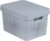 Curver  Infinity dots grey 17 L  műanyag tároló doboz tetővel - szürke