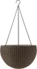 Keter Hanging sphere polyrattan függő virágcserép - barna