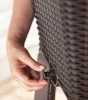 Keter Easy grow polyrattan virágláda - barna