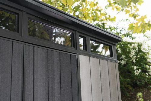 Keter Artisan 7x7 műanyag kerti ház, tároló - antracit