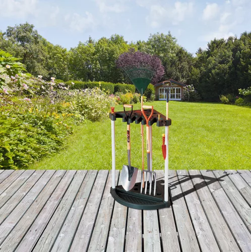Keter Corner tool rack műanyag kerti eszköztároló