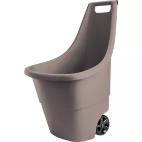   Keter Easy go breeze műanyag kerti kocsi, talicska - barna - 50 L
