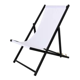   Rojaplast Bahama black/white bükkfából készült állítható nyugágy - fekete/fehér