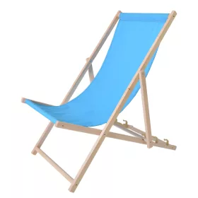  Rojaplast Bahama blue bükkfából készült állítható nyugágy - kék