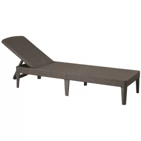   Keter Jaipur exkluzív polyrattan kerti nyugágy - cappuccino - 188 cm