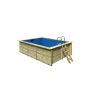   Karibu „Téglalap alakú medence 2” fából (nyomáskezelt) 3,1x4,0 m
