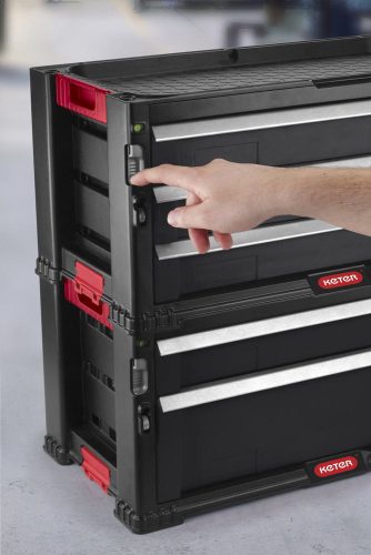 Keter tool chest 5 fiókos szerszámtároló - fekete